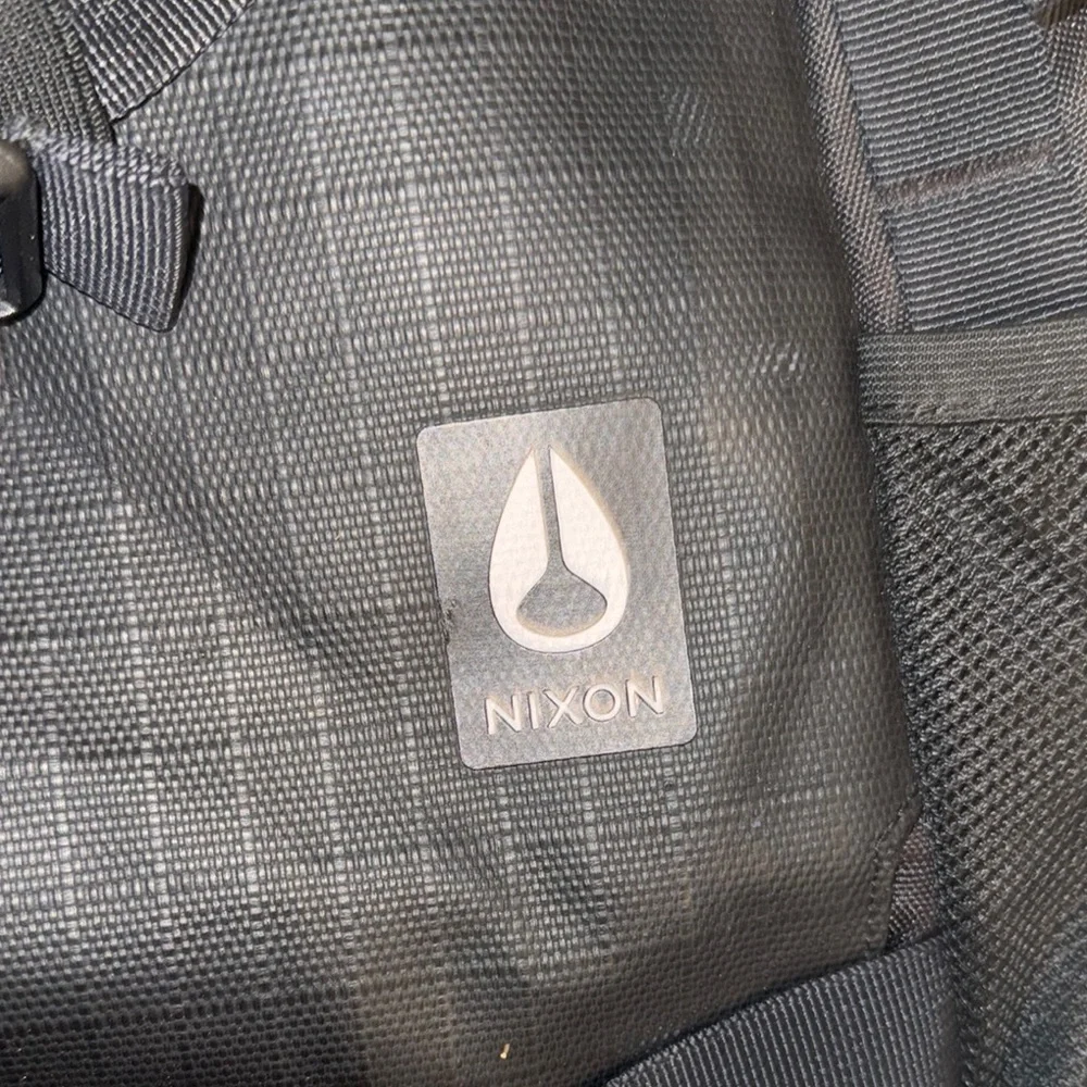 Nixon Black Backpack Modern Design Durable Nylon